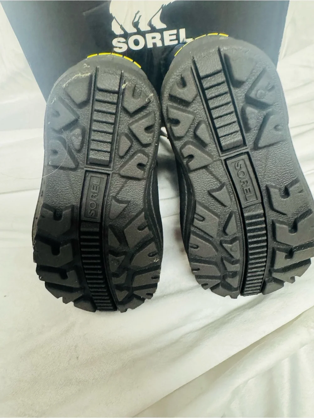 Sorel Black & Blue Insulated Kids Snow Boot